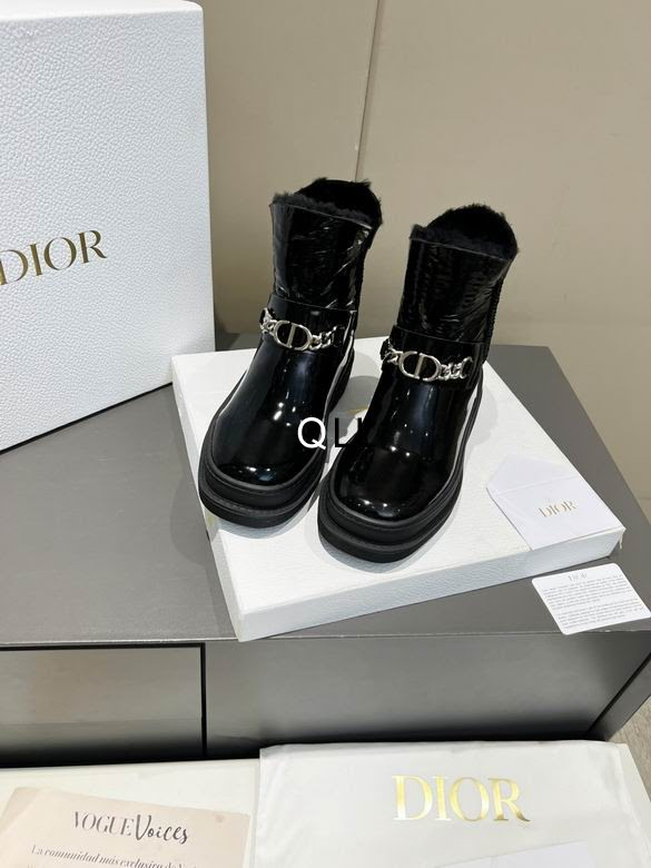 Dior Winter Boots Wmns ID:202111b16